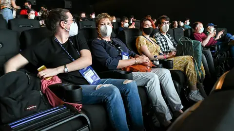 Foto archivo pandemia cine