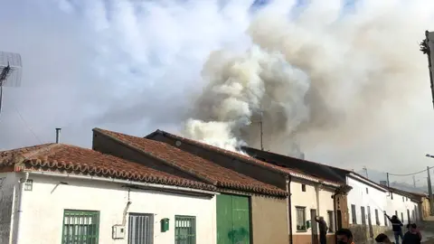 fuego en el Piñero