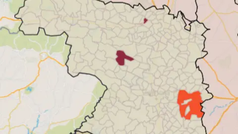 Mapa IA municipios a siete días (6 de octubre)