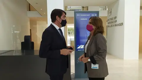 Juan Carlos Suárez-Quiñones y Teresa Ribera Consejo Europeo