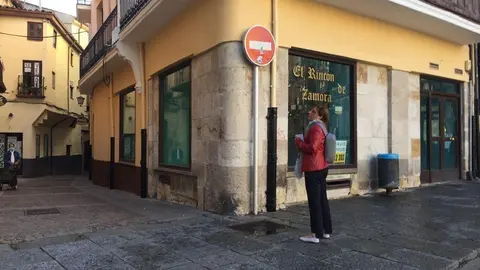Zamorana en la zona de la Plaza Mayor
