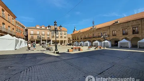 Plaza Mayor de Benavente. Foto Interbenavente
