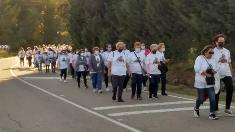 Marcha contra el cáncer en Belver de los Montes. Foto archivo