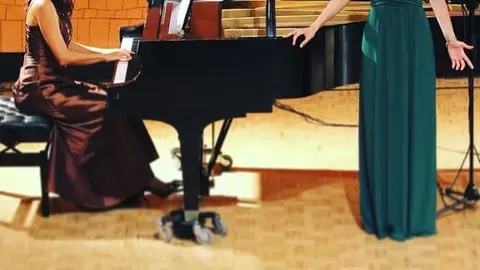 Elisa Rapado al piano