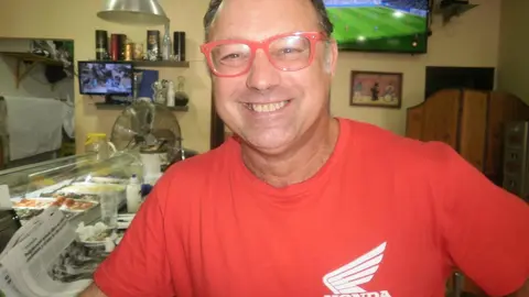 Jesús Antonio Fernández Olmedo, encargado de la ruta en bicicleta por la exclusión social