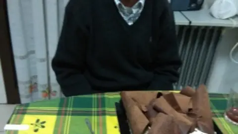 Jacinto Miguel, el día de su cumpleaños