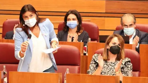 PSOE ZAMORA. Ana Sánchez en Pleno Cortes Castilla y León 19-10-2021