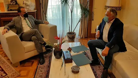 Reunión entre el Subdegelado del Gobierno y el presidente de la Asociación de Empresarios de Sayago