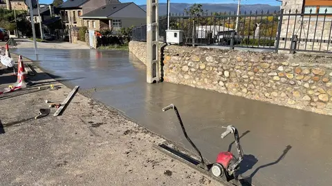 Puebla de Sanbria. Zona actuación en Av. Lago de Sanabria 22-10-2021