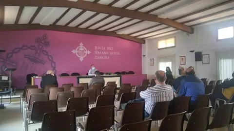 Reunión de la Hermandad en la Junta Pro Semana Santa