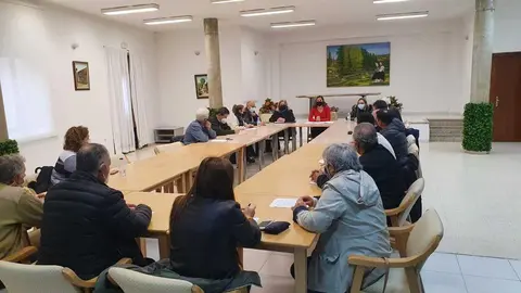 Reunión con los alcaldes de Aliste