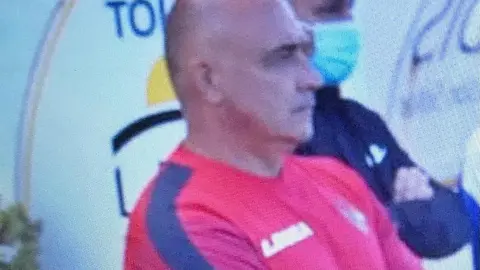 Santi Redondo, entrenador del CD Benavente.