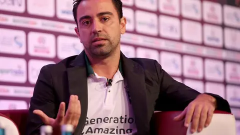 Xavi Hernández en un evento comercial.