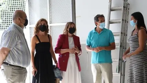 Visita de la Consejera de Educación, Rocío Lucas 