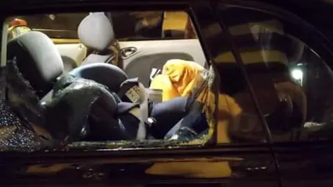 rotura cristal coche