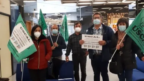 Representantes de los sanitarios en la delegación de la Junta en Zamora