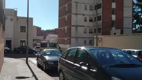 Una ambulancia en el barrio de Pinilla