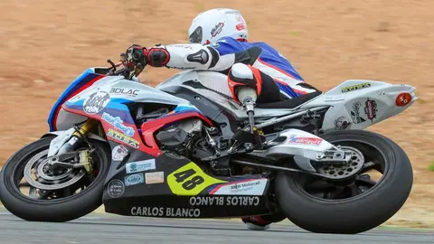 Carlos Blanco rodando en la categoría Handy. | Foto cedida