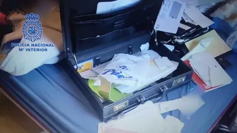 Material incautado a los detenidos. Foto Policía Nacional