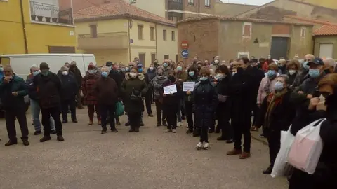 Concentración en defensa de la Sanidad Pública en Tábara, Fotos cedidas