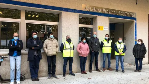 Parón de 5 minutos de examinadores de Tráfico en Zamora