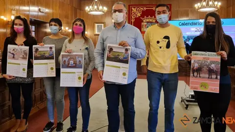 Presentación del Calendario Solidario de la Asociación Corriendo con el Corazón por Hugo.