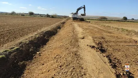 Mejor del camino de Brime de Urz. Fotografía de archivo