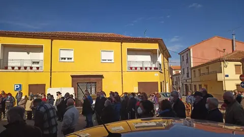 Concentración a favor de la sanidad rural en Tábara, Foto de archivo