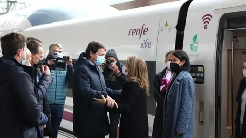 Viaje inaugural de prueba del nuevo tramo cde alta velocidad Pedralba de la Pradería-Ourense (5)