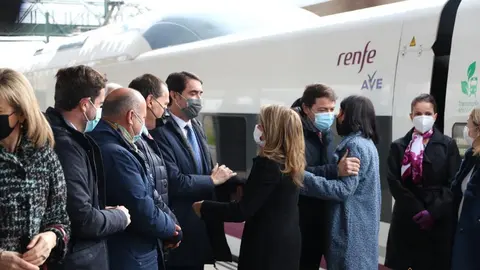 Viaje inaugural de prueba del nuevo tramo cde alta velocidad Pedralba de la Pradería-Ourense (6)