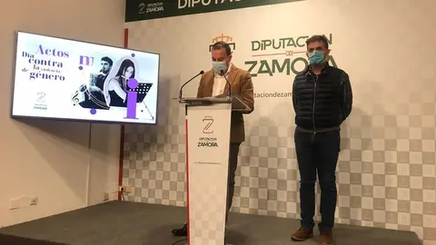 El presidente de la Diputación de Zamora, Francisco Requejo, y el diputado de Política Social, Ramiro Silva.