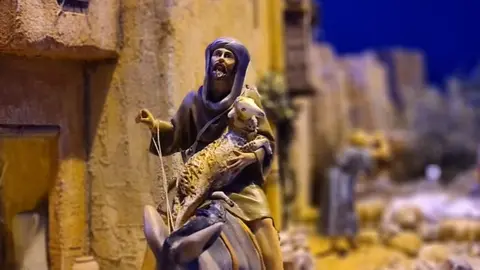 Belén Tradicional realizada un año más por la Agrupación Belenista "La Morana" de Zamora