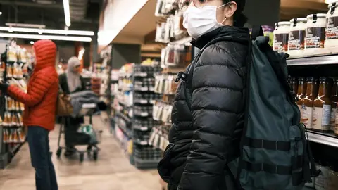 Foto de archivo supermercados