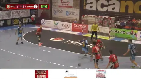El Balonmano Zamora Enamora Vs. Acanor Novás Valinox