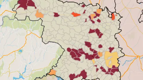 Mapa IA municipios a siete días (7 de diciembre)