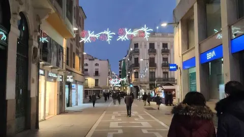 Foto archivo luces navideñas Santa Clara