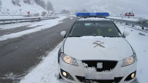Foto archivo temporal nieve