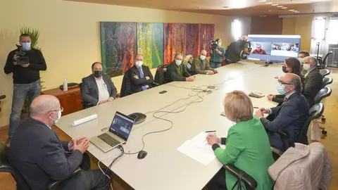 Reunión de Igea con los representantes sectoriales