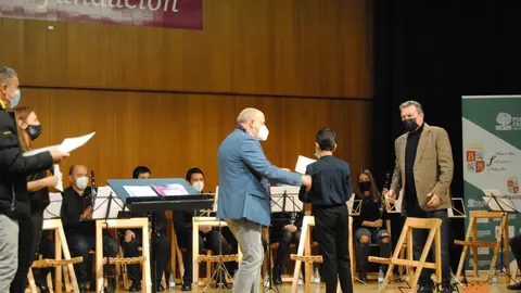 Bandas de Castilla y León en el Auditorio Fundos. | FOTO: Héctor Barrueco