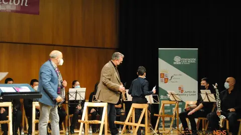 Bandas de Castilla y León en el Auditorio Fundos. | FOTO: Héctor Barrueco