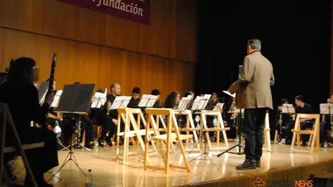 Bandas de Castilla y León en el Auditorio Fundos. | FOTO: Héctor Barrueco