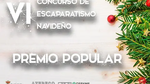 Cartel concurso escaparatismo Benavente