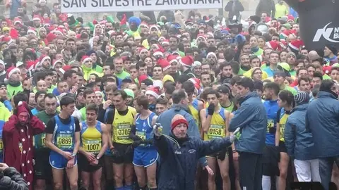 Salida de la San Silvestre Zamorana en 2017.