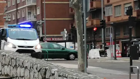 Accidente entre un turismo y una moto en Zamora.