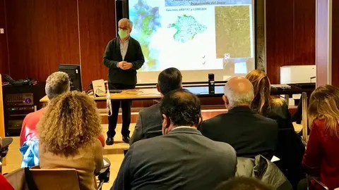 Imagen de archivo de una Jornada Técnica sobre Chopos de la CHD