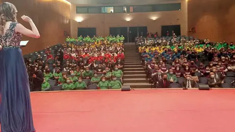 Momento durante la grabación del pueblo más bonito de CyL. Fotografía: Ayuntamiento de Fermoselle