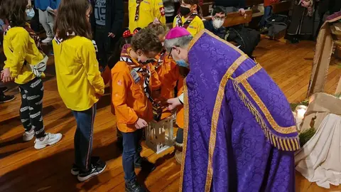 San Andrés scouths y monseñor Valera