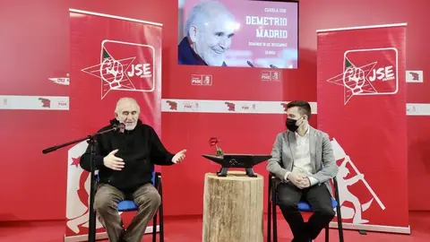 Acto de JSE-Zamora con Demetrio Madrid