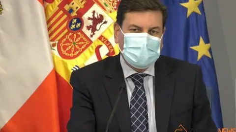 Carriedo en rueda de prensa ras el Consejo de Gobierno