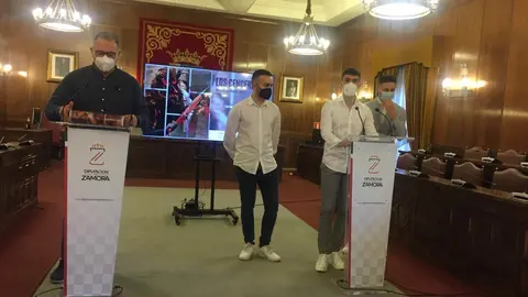 Presentación de la nueva Junta Directiva de la Asociación Los Castros que promueve los cencerrones de Abejera de Tábara